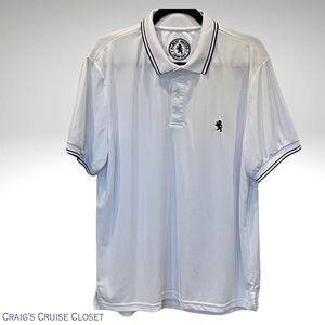 White Polo Shirt with Classic Design and Embroidered Logo